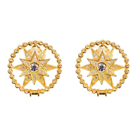 dior star earrings for women.